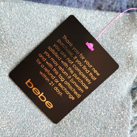 BEBE BLOUSON LUREX MINI DRESS - Picture 7 of 8